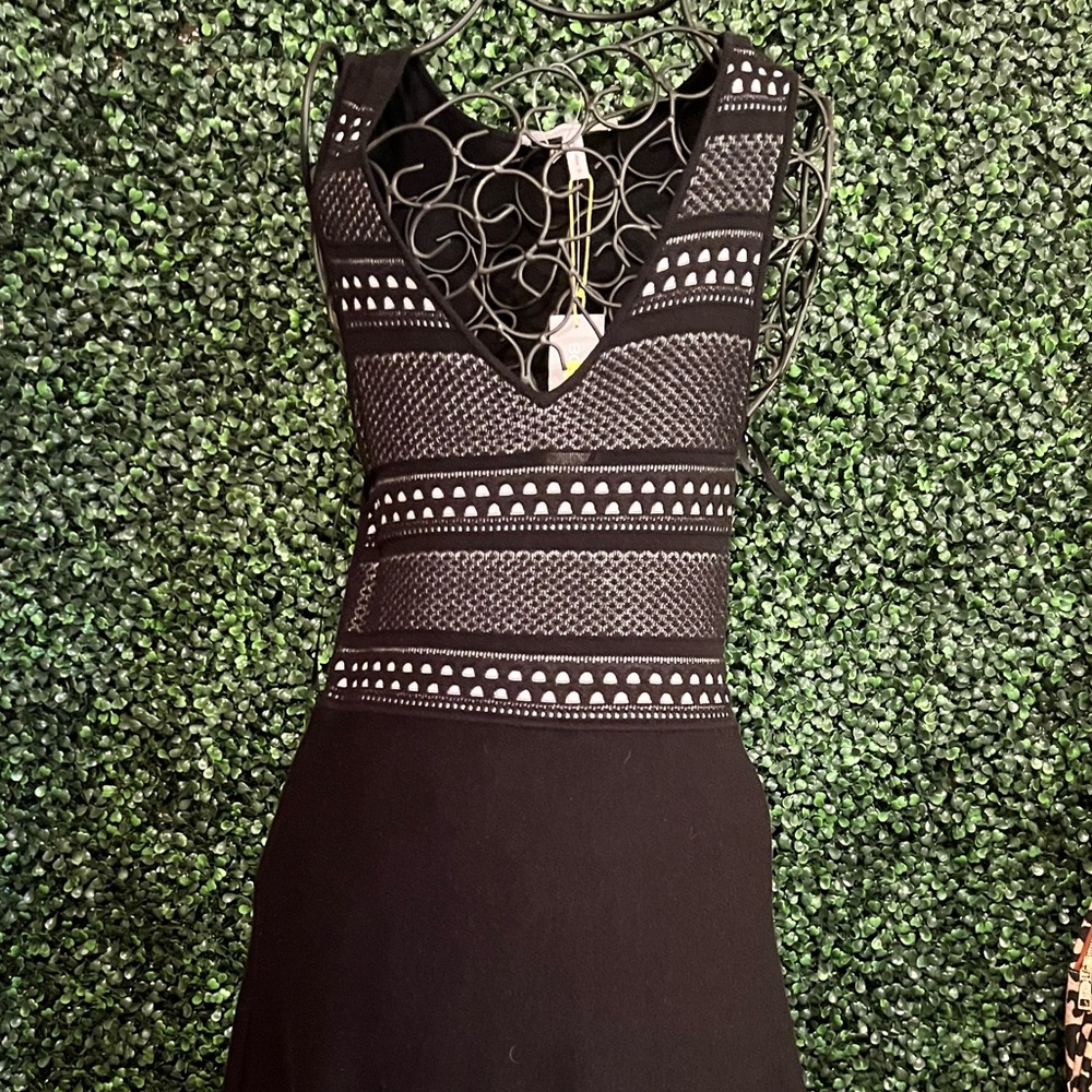 BCBG Generation, black and white dress, NWT, M